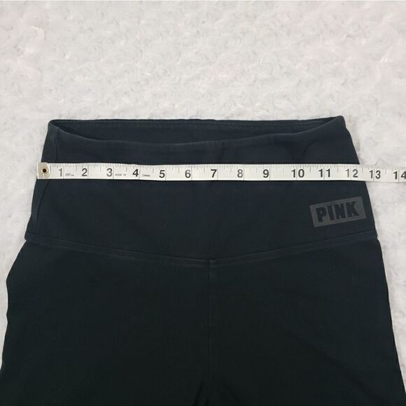 Pink mesh inset black leggings small - Picture 5 of 10